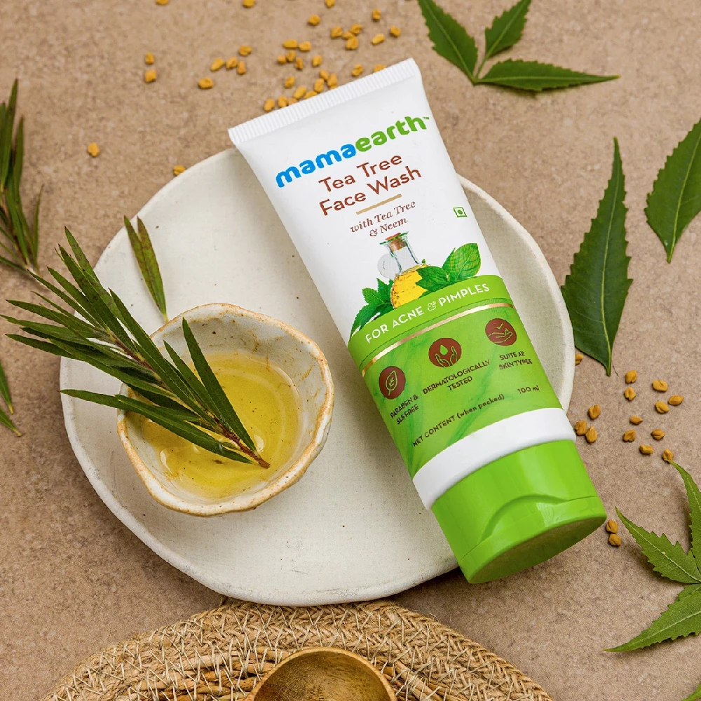 Tea Tree Facewash for acne and pimples - Image 2