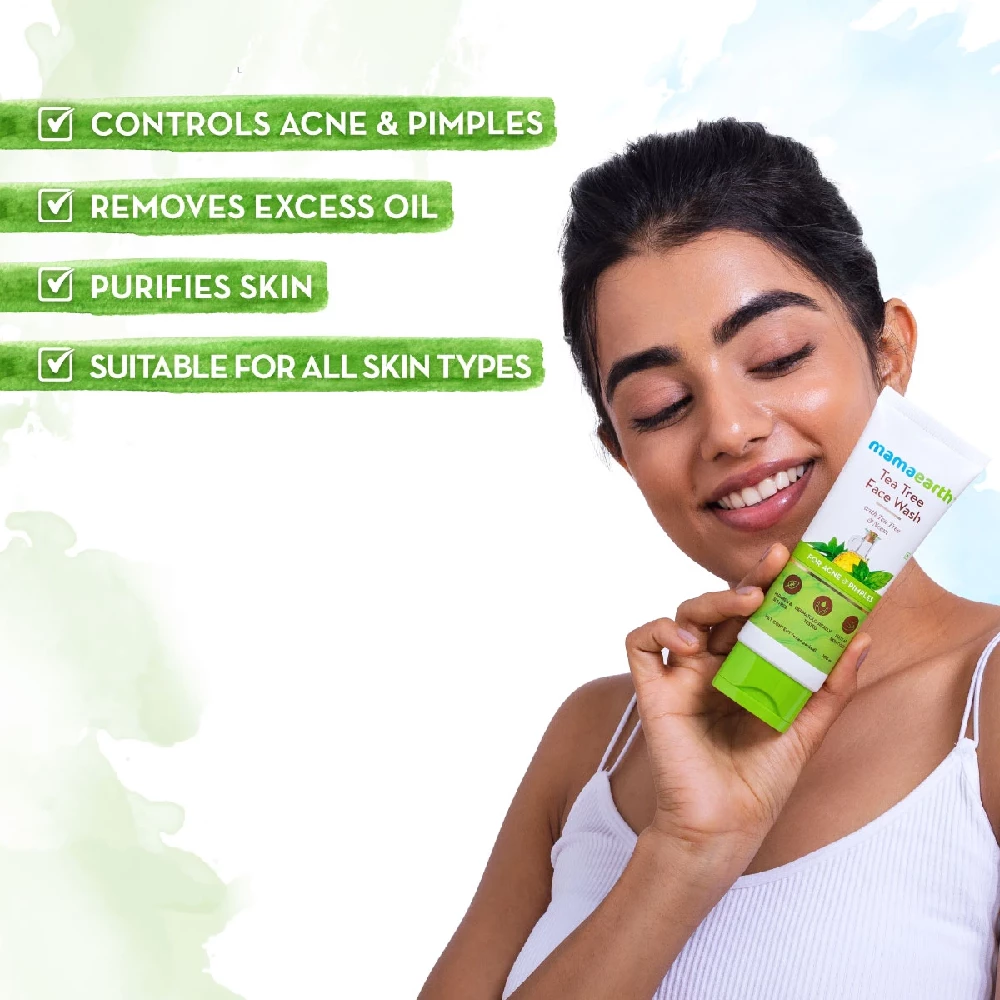 Tea Tree Facewash for acne and pimples - Image 3
