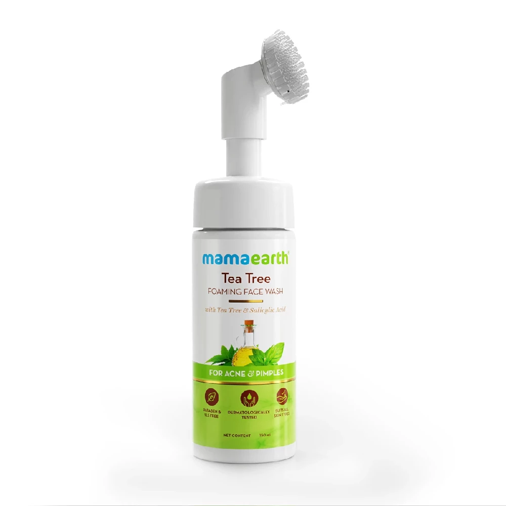 Tea Tree Foaming Face Wash with Tea Tree and Salicylic Acid for Acne and Pimples - Image 7