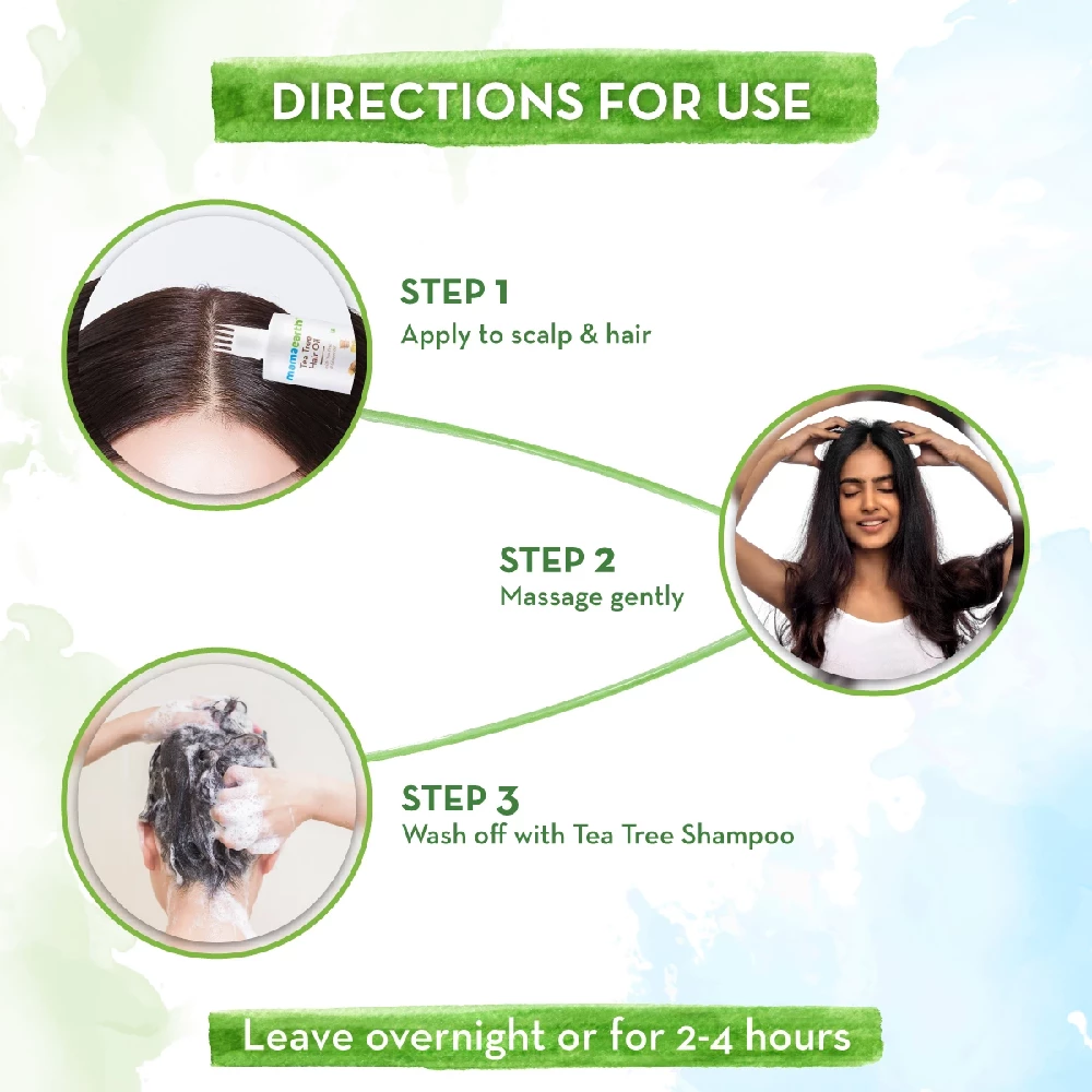 Tea Tree Hair Oil with Tea Tree and Ginger Oil for Dandruff Free Hair - Image 5