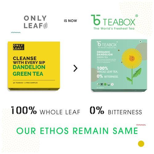 Teabox Dandelion Green Tea Bags - Cleansing & Detoxifying - Image 8