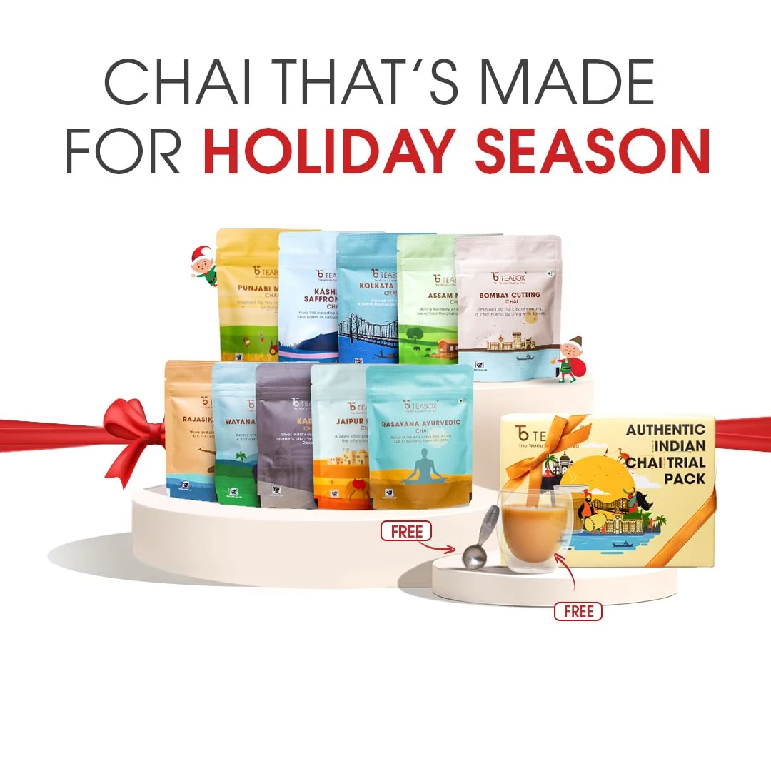 Teabox Premium Authentic Indian Spiced Chai Tea Trial Pack - Image 3