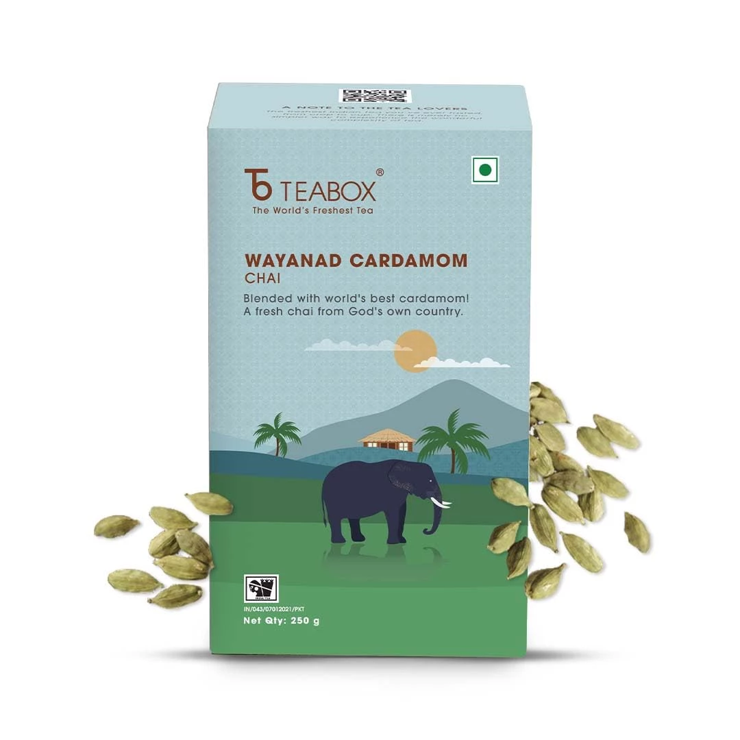 Teabox Wayanad Cardamom Chai Teabox Wayanad Cardamom Chai-Pack Size-250 g