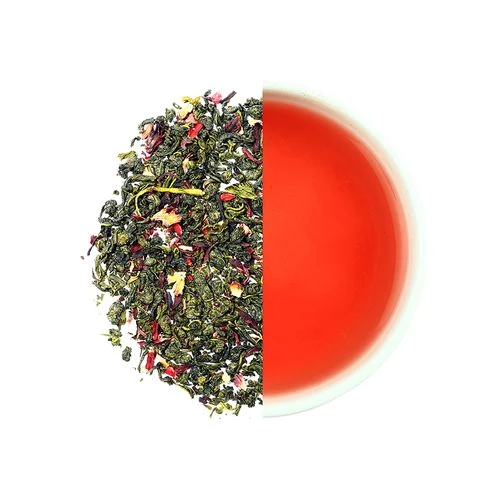 Teamonk Hibiscus Green Tea - Helps To Feel Relaxed - Image 3