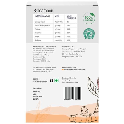 Teamonk High Mountain Turmeric Cardamom Loose Leaf Green Tea - Boosts Immunity & Helps In Weight Loss - Image 2