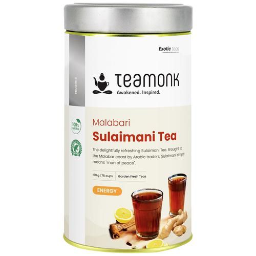 Teamonk Malabari Sulaimani Black Tea - For Weight Loss Teamonk Malabari Sulaimani Black Tea - For Weight Loss--150 g