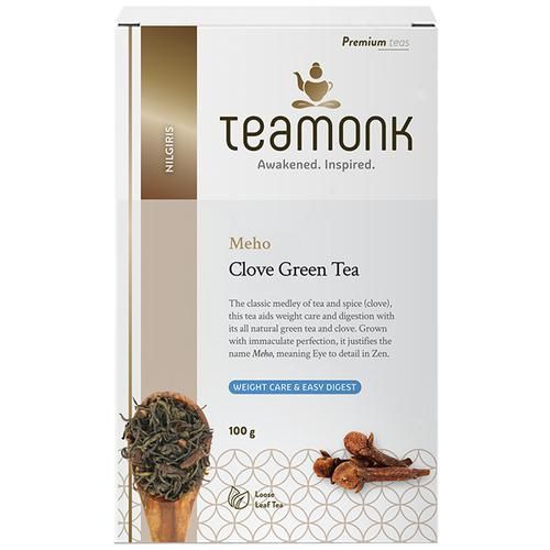 Teamonk Meho Clove Green Tea - Easy To Digest Teamonk Meho Clove Green Tea - Easy To Digest--100 g Box