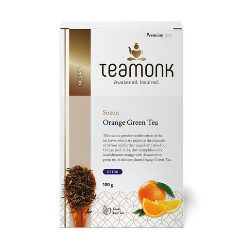 Teamonk Nilgiris Green Tea - Sozen Orange Teamonk Nilgiris Green Tea - Sozen Orange--100 g