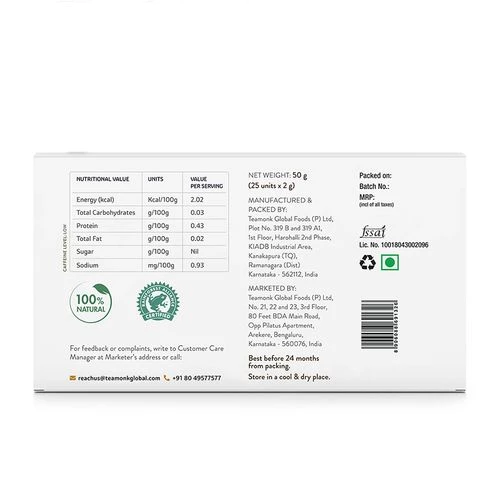 Teamonk Nilgiris White Tea - Sei - Image 2