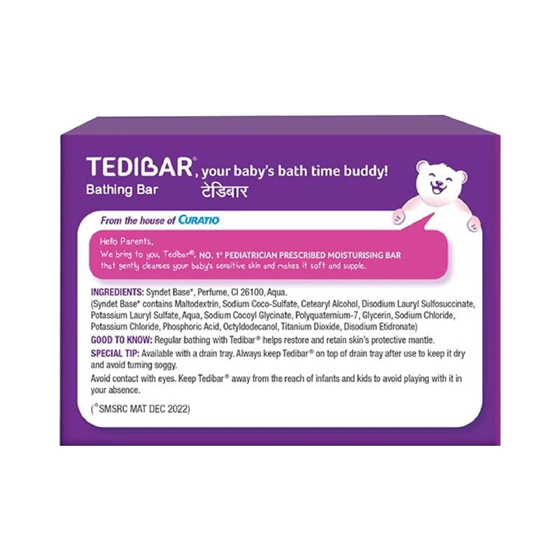 Tedibar Moisturising Baby Bathing Bar - Image 2
