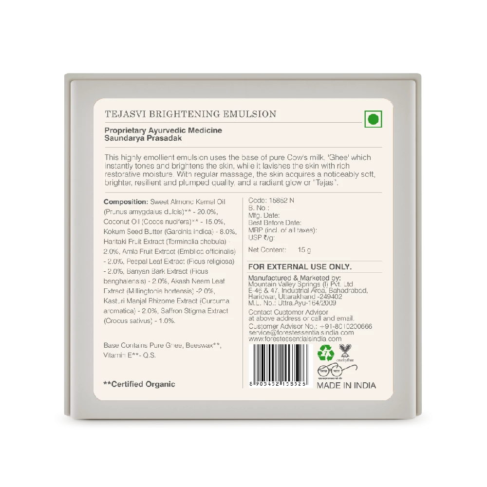 Forest Essentials Tejasvi Brightening Emulsion - Image 4