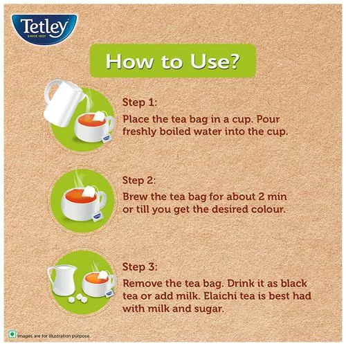 Tetley Elaichi Tea - Cardamom Flavoured - Image 9