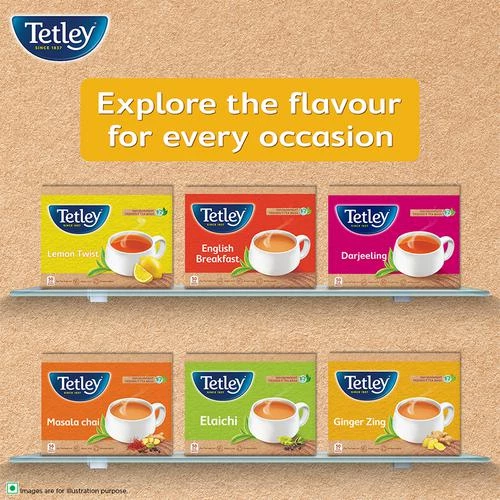 Tetley Ginger Zing Tea - Flavoured - Image 10