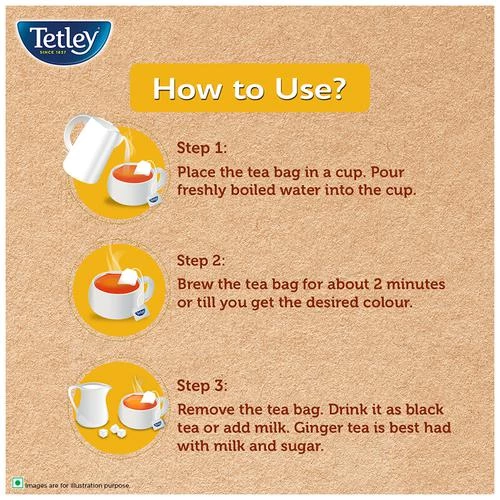 Tetley Ginger Zing Tea - Flavoured - Image 6