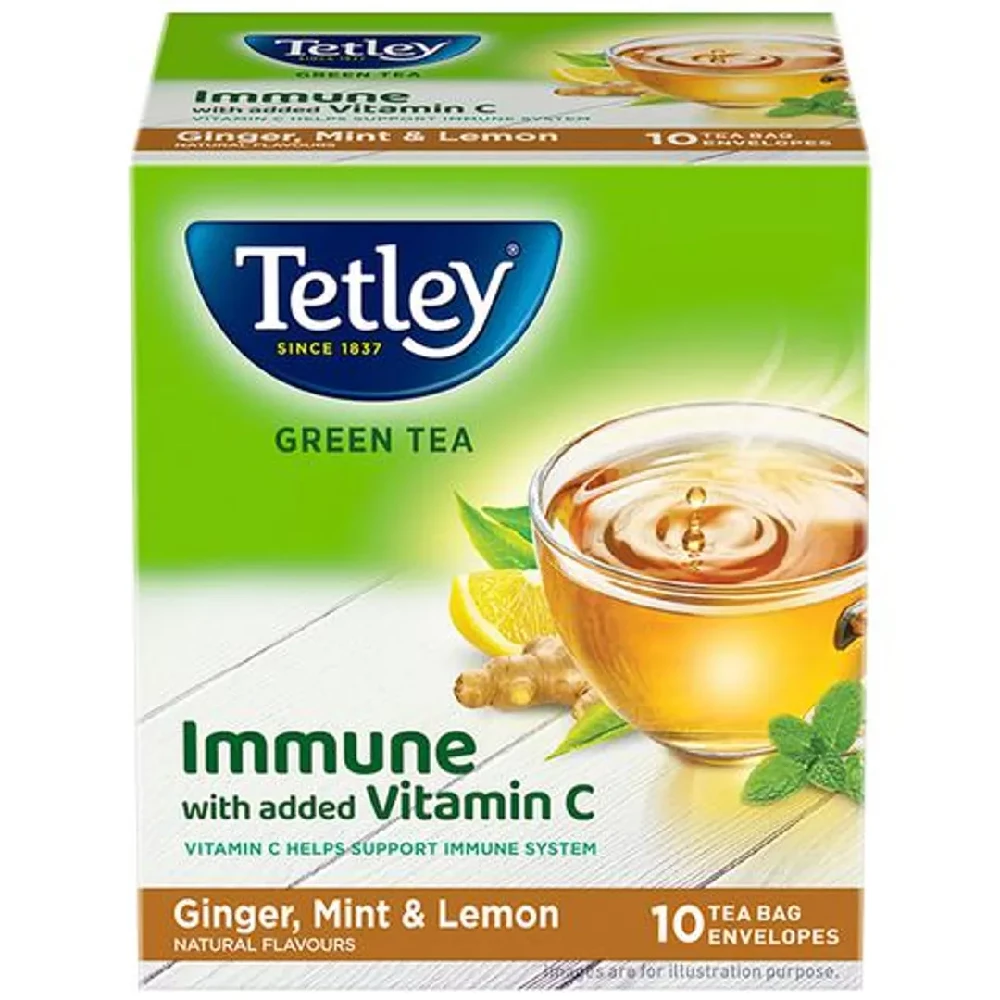Tetley Green Tea - Ginger Mint & Lemon - Image 12