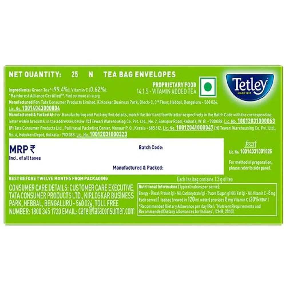 Tetley Green Tea - Regular - Image 18