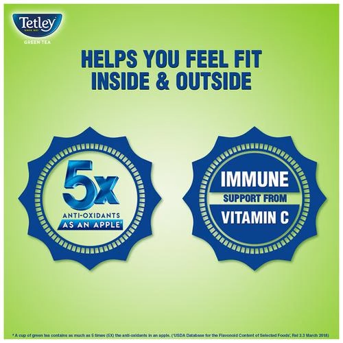 Tetley Green Tea Immune With Added Vitamin C - Natural Mango - Image 6