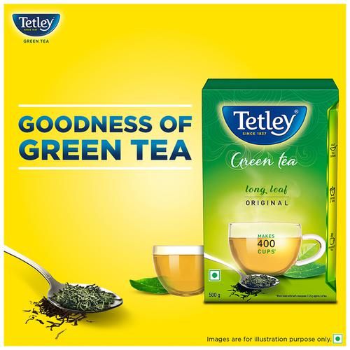 Tetley Long Leaf Original Green Tea - Detoxifies Body - Image 6