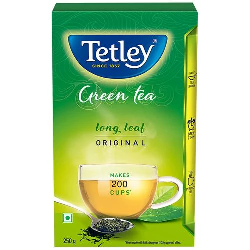 Tetley Long Leaf Original Green Tea - Detoxifies Body