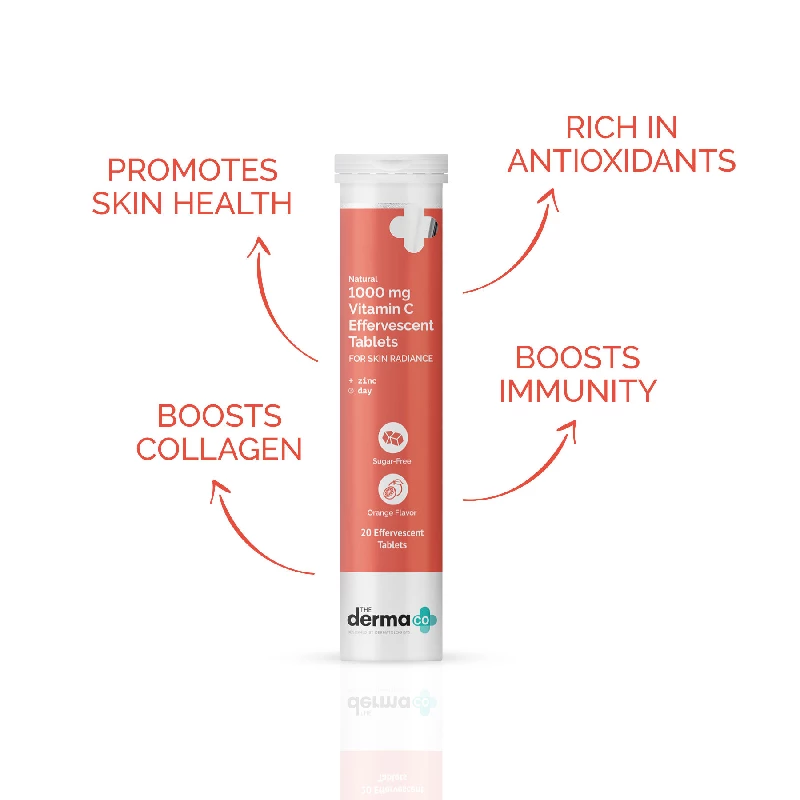 The Derma Co 1000 Mg Vitamin C Effervescent Tablets For Skin Radiance - Image 3