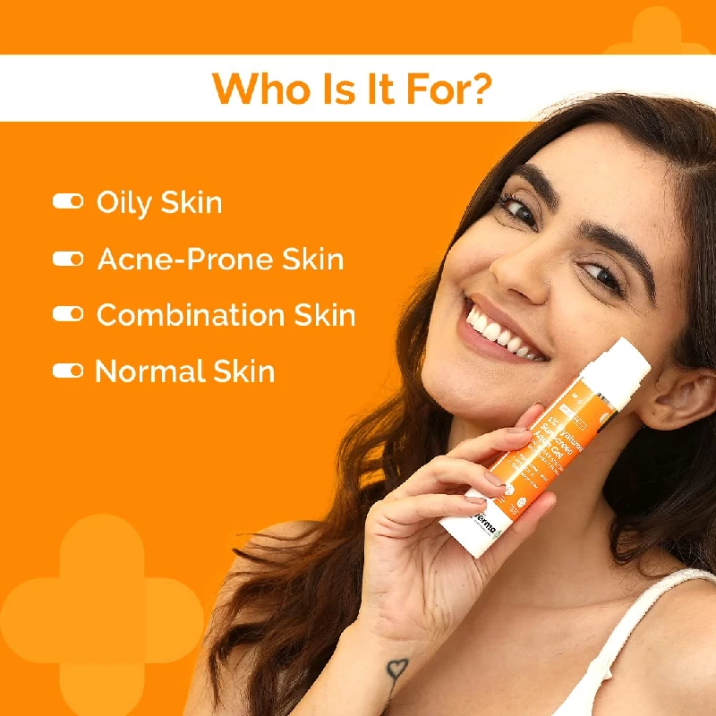 The Derma Co 1% Hyaluronic Sunscreen Aqua Ultra Light Gel with SPF 50 PA++++ For Broad Spectrum - Image 3