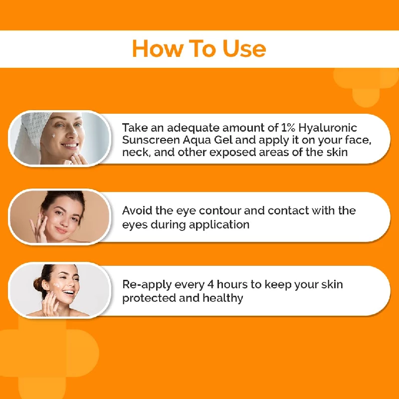 The Derma Co 1% Hyaluronic Sunscreen Aqua Ultra Light Gel with SPF 50 PA++++ For Broad Spectrum - Image 4