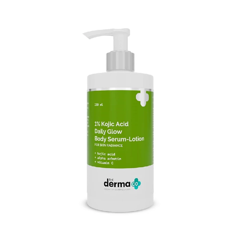 The Derma Co 1% Kojic Acid Daily Glow Body Serum Lotion For Skin Radiance The Derma Co 1% Kojic Acid Daily Glow Body Serum Lotion For Skin Radiance-Pack Size-250 ml