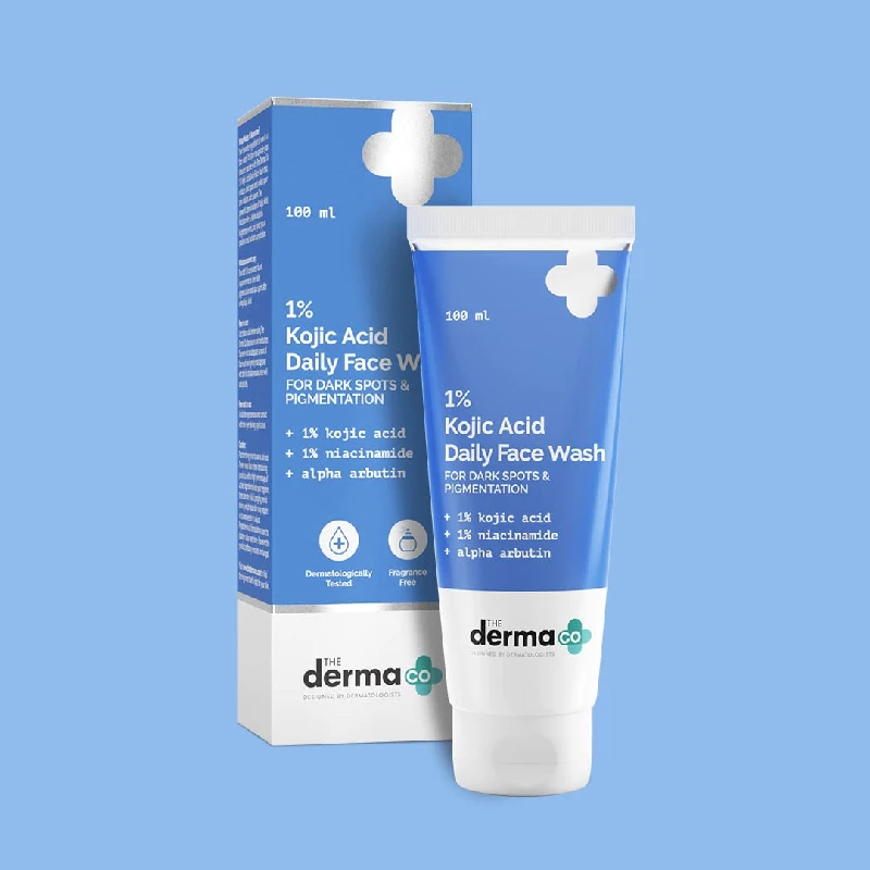 The Derma Co 1% Kojic Acid Face Wash with Niacinamide & Alpha Arbutin For Dark Spots & Pigmentation - Image 2
