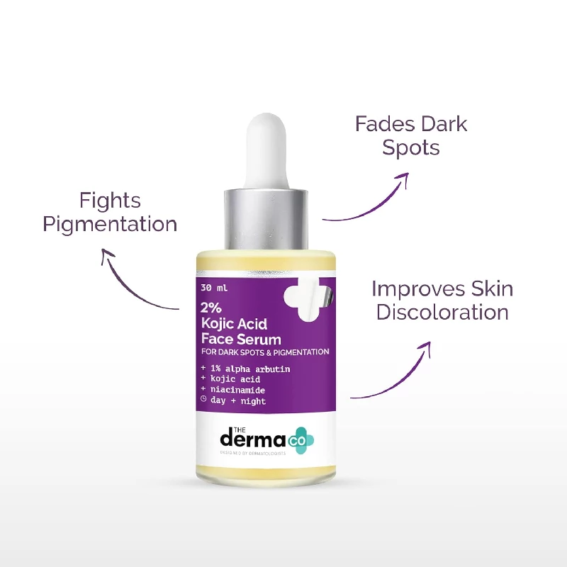 The Derma Co 2 Kojic Acid Face Serum With 1 Alpha Arbutin Niacinamide