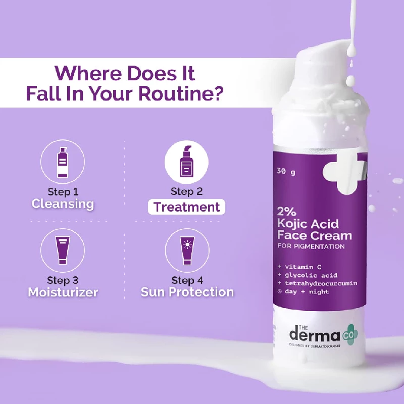 The Derma Co Lightening 2% Kojic Acid Face Cream - Image 5