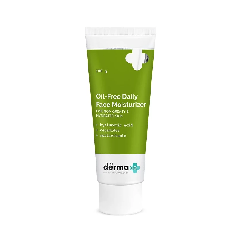 The Derma Co Oil-Free Daily Face Moisturizer With Hyaluronic Acid The Derma Co Oil-Free Daily Face Moisturizer With Hyaluronic Acid-Pack Size-100 g