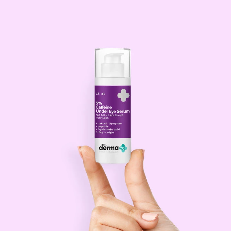 The Derma Co. 5% Caffeine Under Eye Serum For Dark Circles & Puffiness - Image 4