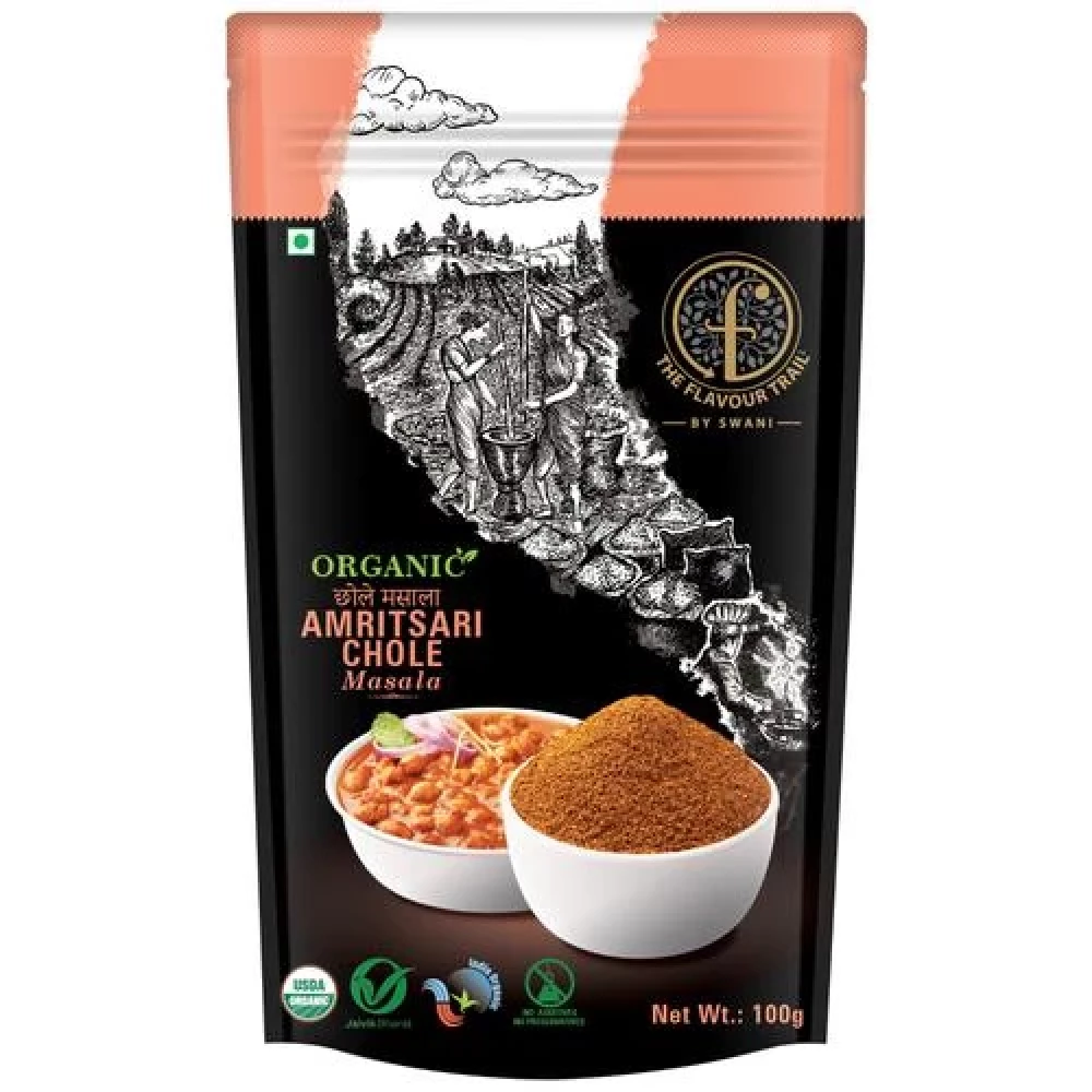 The Flavour Trail by Swani Amritsari Chole Masala - No Additives & Preservatives The Flavour Trail by Swani Amritsari Chole Masala - No Additives & Preservatives--100 g