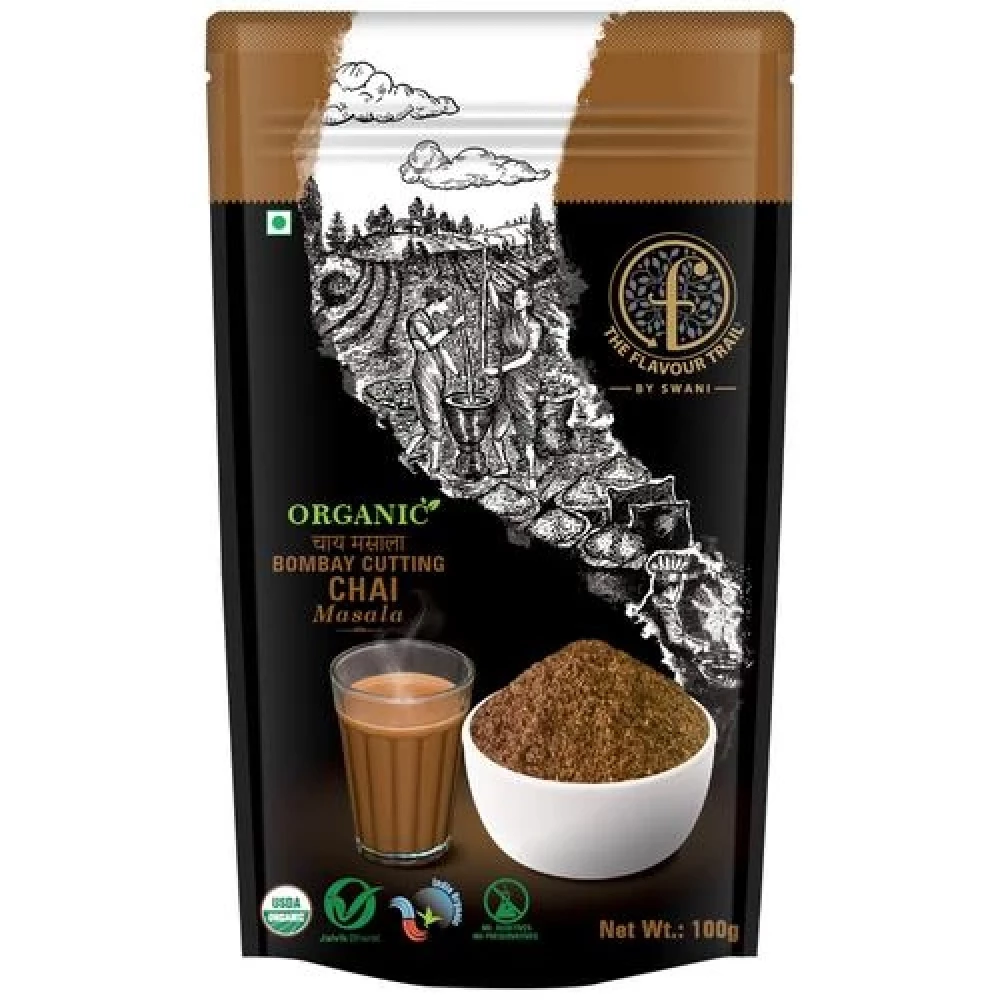 The Flavour Trail by Swani Bombay Cutting Chai Masala - Rich In Nutrients & Health Benefits The Flavour Trail by Swani Bombay Cutting Chai Masala - Rich In Nutrients & Health Benefits--100 g