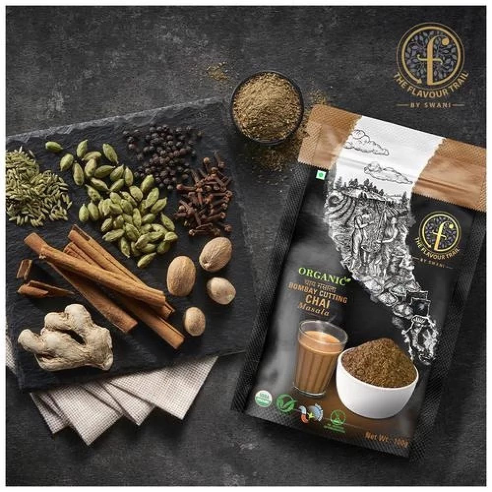 The Flavour Trail by Swani Bombay Cutting Chai Masala - Rich In Nutrients & Health Benefits - Image 6