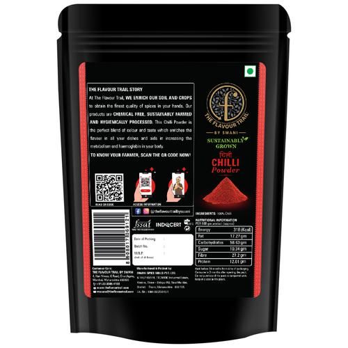 The Flavour Trail by Swani Chilli Powder - Sustainably Grown - Image 3