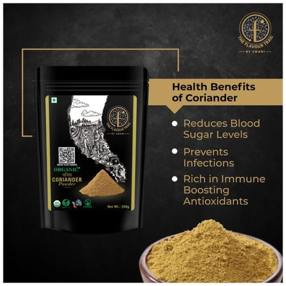 The Flavour Trail by Swani Coriander Powder Organic Dhaniya - Image 7