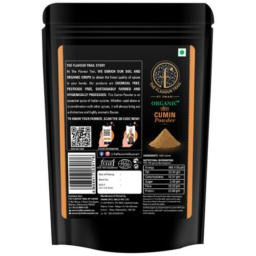 The Flavour Trail by Swani Cumin Powder Organic Jeera - Image 3