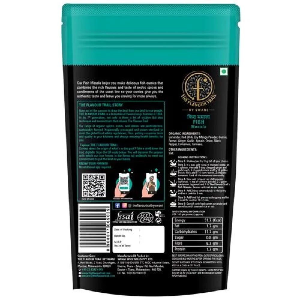 The Flavour Trail by Swani Fish Masala - No Additives & Preservatives - Image 2