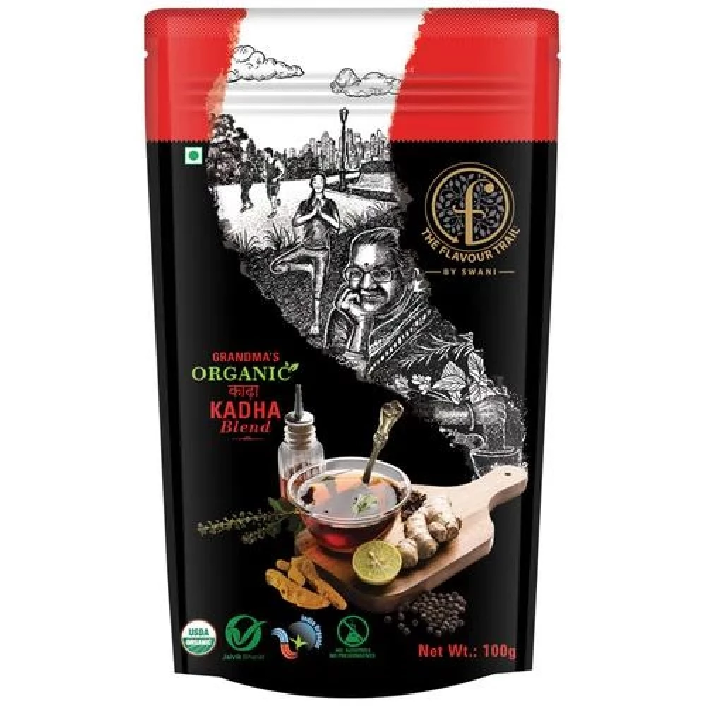 The Flavour Trail by Swani Grandma's Kadha Blend - For Immunity Support The Flavour Trail by Swani Grandma's Kadha Blend - For Immunity Support--100 g