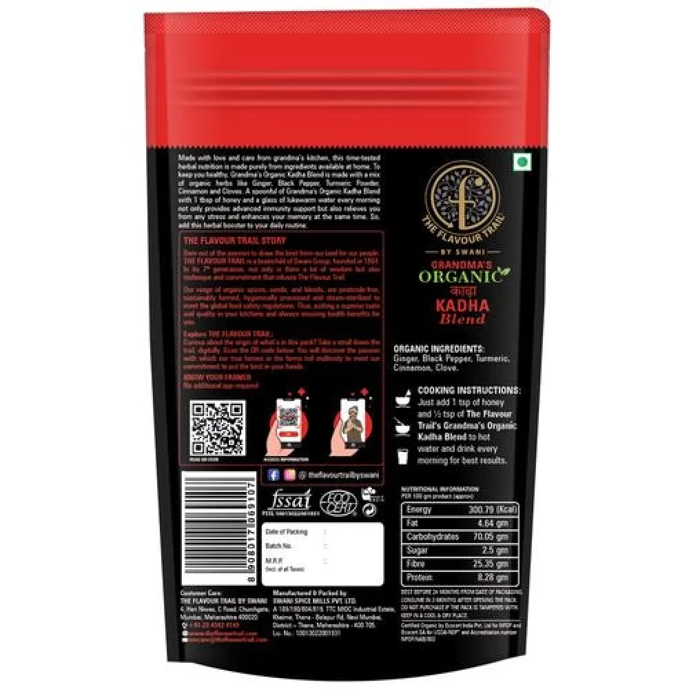 The Flavour Trail by Swani Grandma's Kadha Blend - For Immunity Support - Image 2