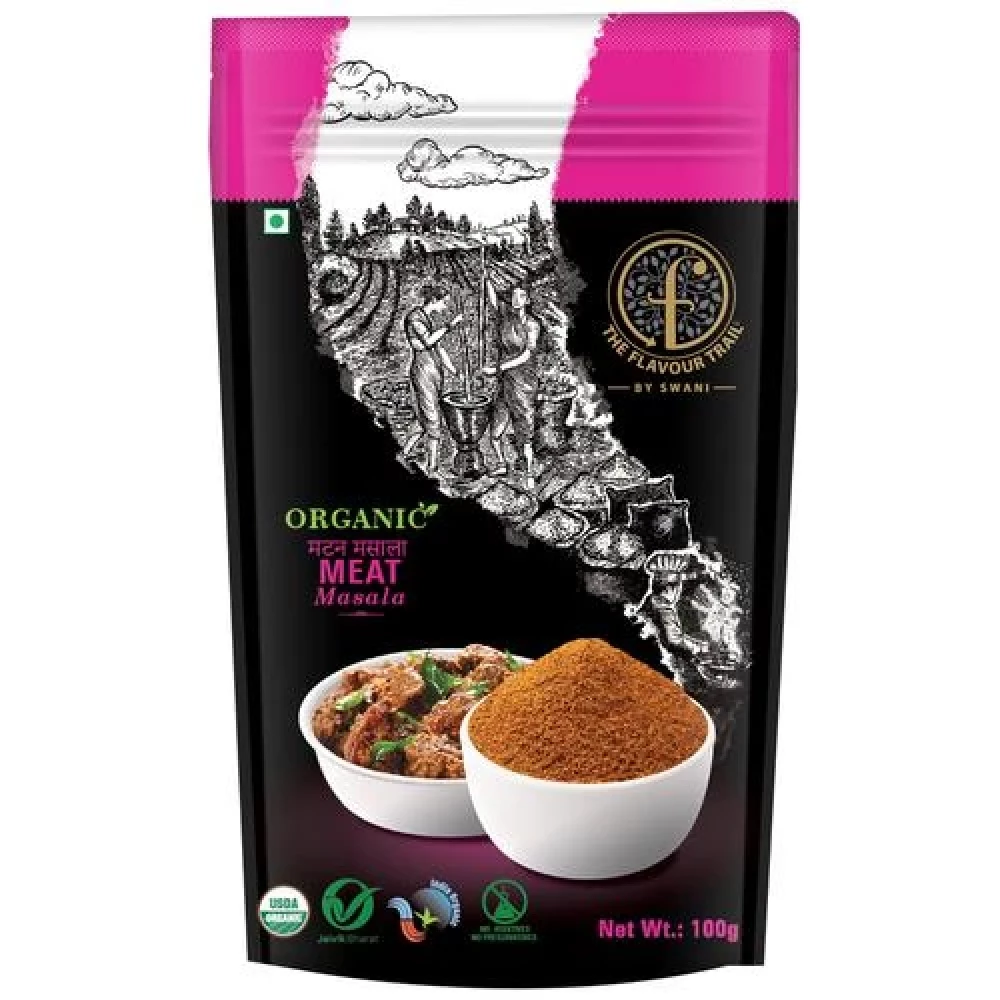 The Flavour Trail by Swani Meat Masala - No Additives & Preservatives The Flavour Trail by Swani Meat Masala - No Additives & Preservatives--100 g