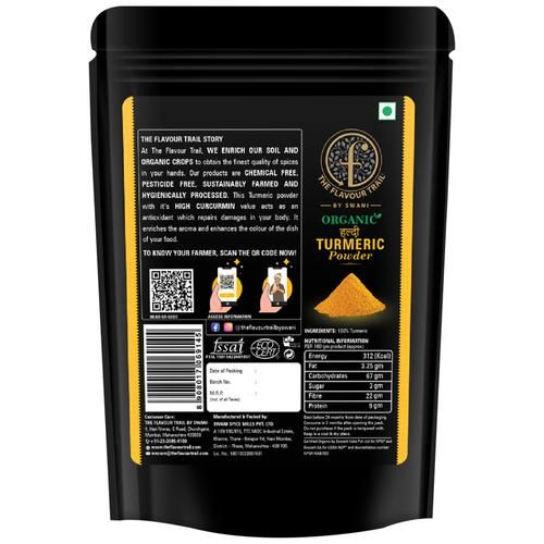 The Flavour Trail by Swani Turmeric Powder - Organic Haldi - Image 3