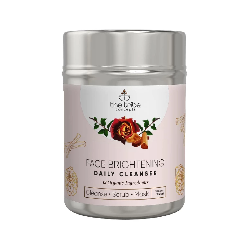 The Tribe Concepts Face Brightening Daily 3 In 1 Cleanser With 100 Chemical Free & Natural