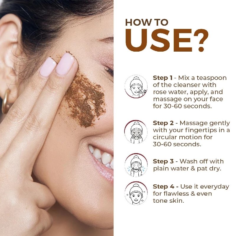 The Tribe Concepts Face Brightening Daily 3-In-1 Cleanser with 100% Chemical Free & Natural - Image 6