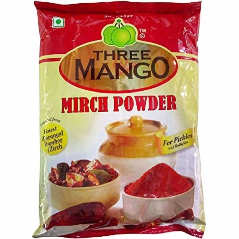 Three Mango Mirch Powder Three Mango Mirch Powder-Pack Size-500 g