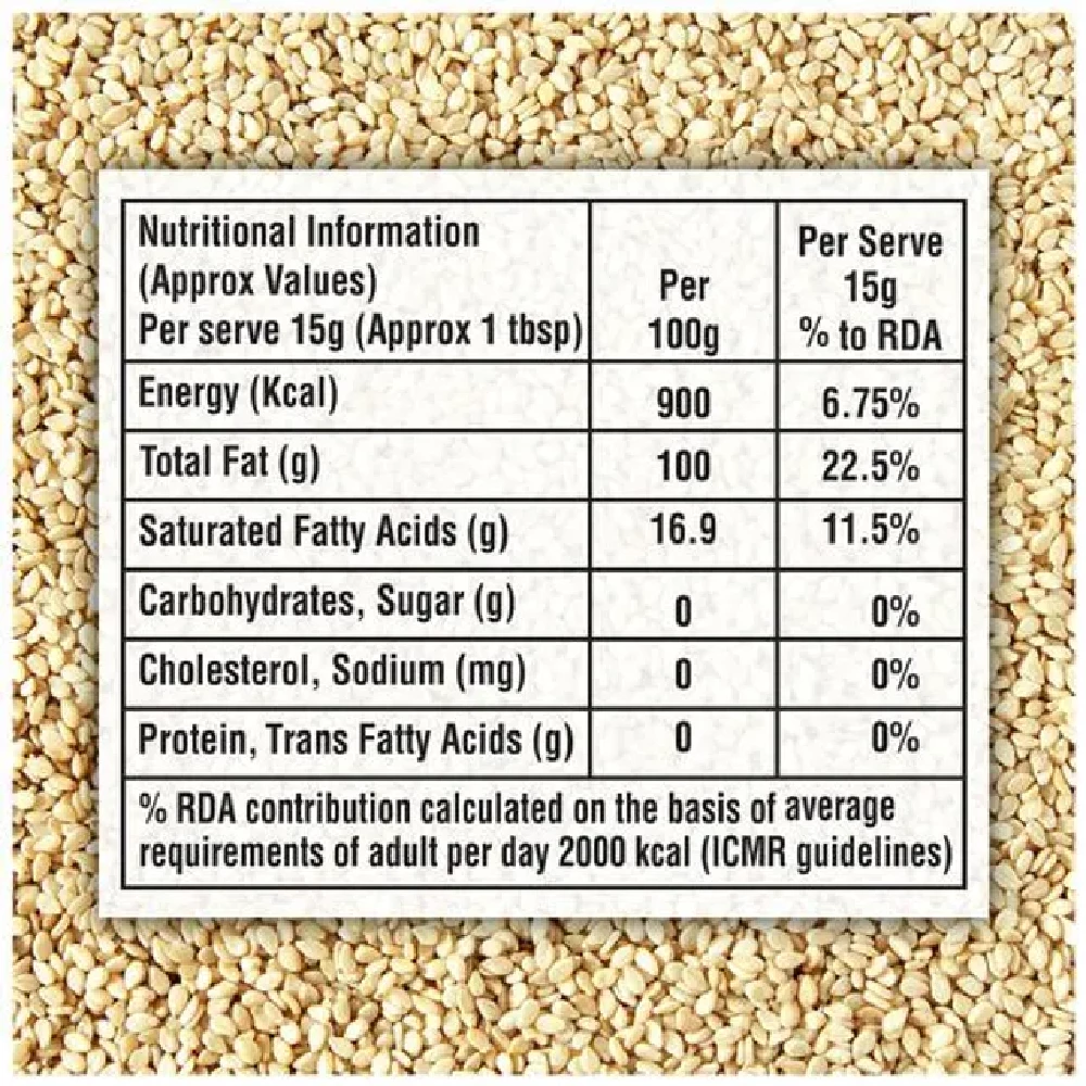 Tilsona Gold Til/Sesame/Gingelly Edible Oil - 100% Natural, Rich In Omega 6, Good For Heart - Image 18