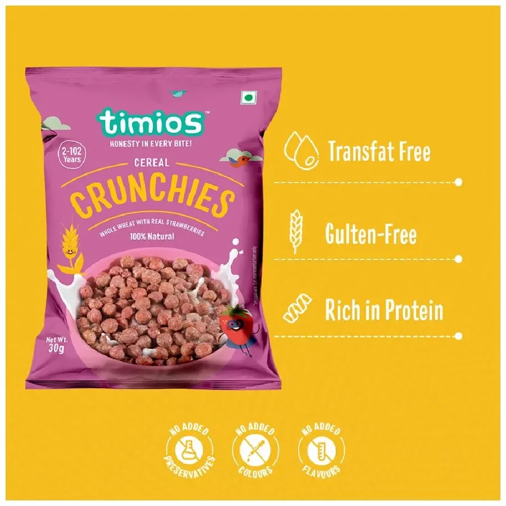 Timios Breakfast Cereals - Crunchies, 100% Natural & Healthy - Image 14