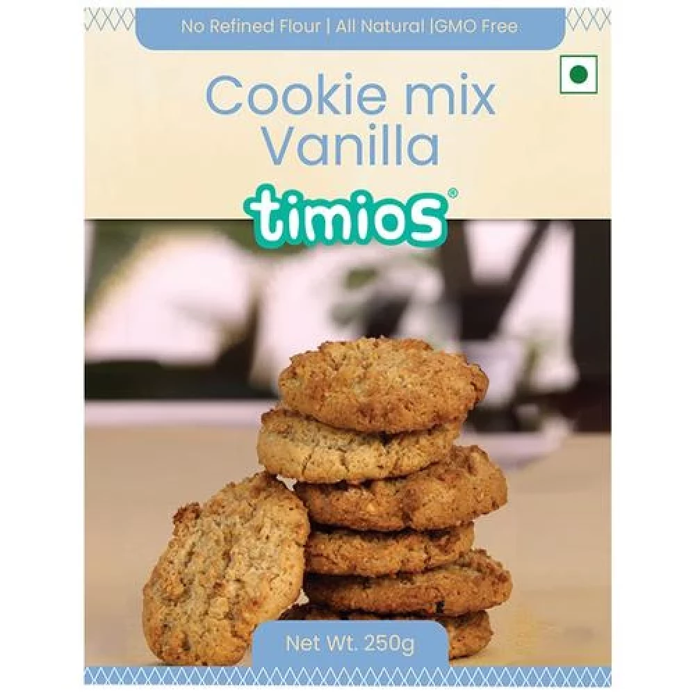 Timios Vanilla Cookie Mix - Made With Multigrain Timios Vanilla Cookie Mix - Made With Multigrain--250 g Box