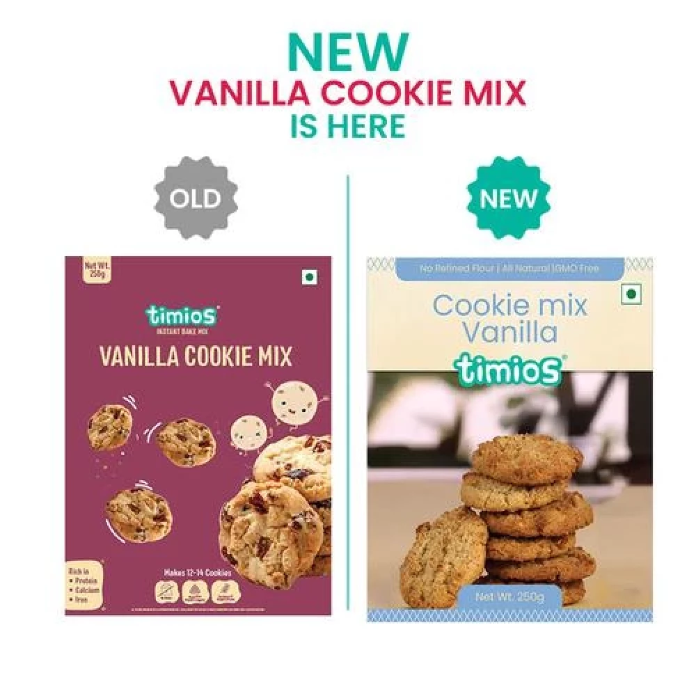 Timios Vanilla Cookie Mix - Made With Multigrain - Image 8